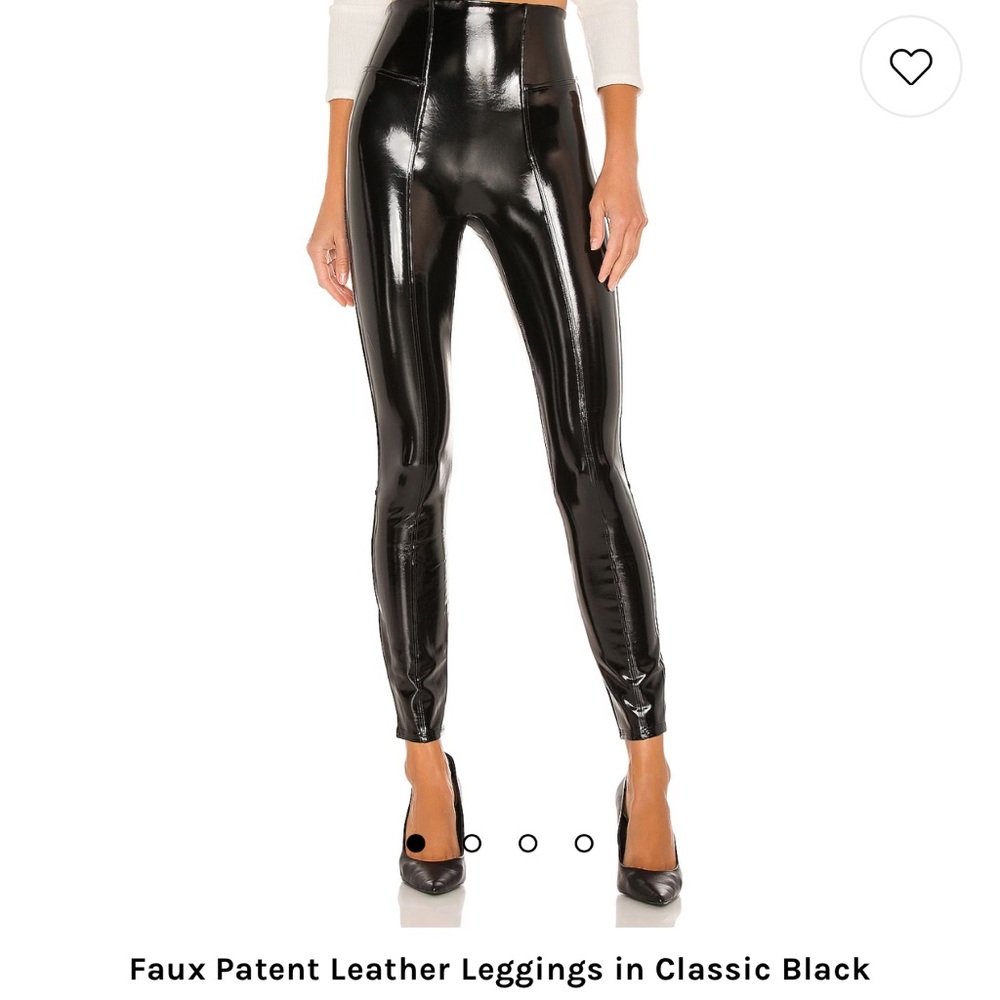 Spanx Faux Patent Leather Leggings
